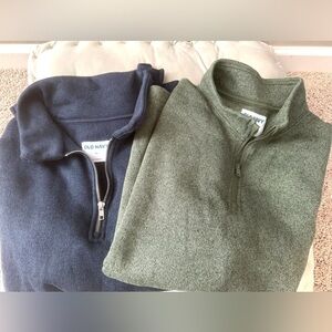 Old Navy sweater fleece quarter zip bundle